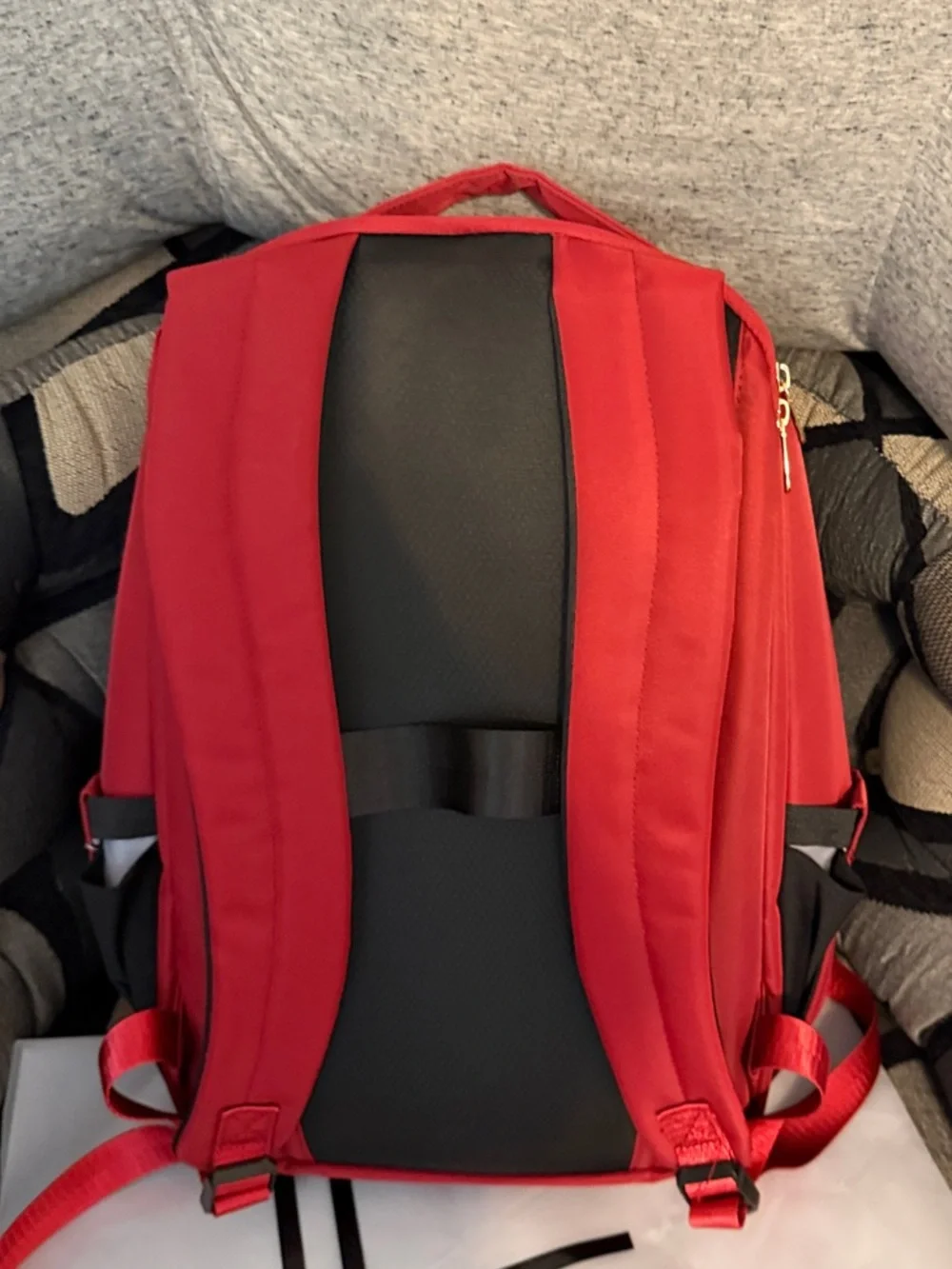 LOULU-Burgundy Red-Large Laptop Backpack